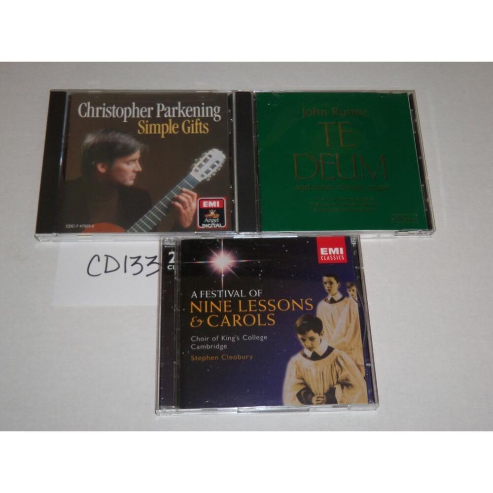 Te Deum Church Music Simple Gifts Parkening Cleobury Choir Lot 3 CD -0717CD133
